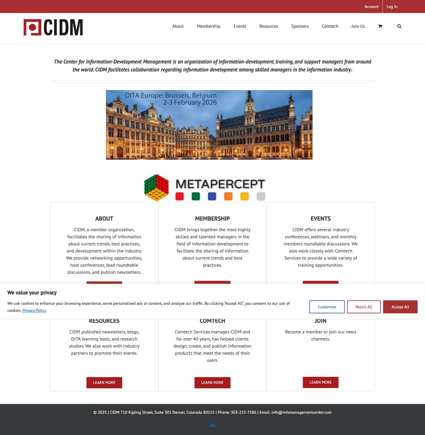 Home - CIDM - Full Screenshot