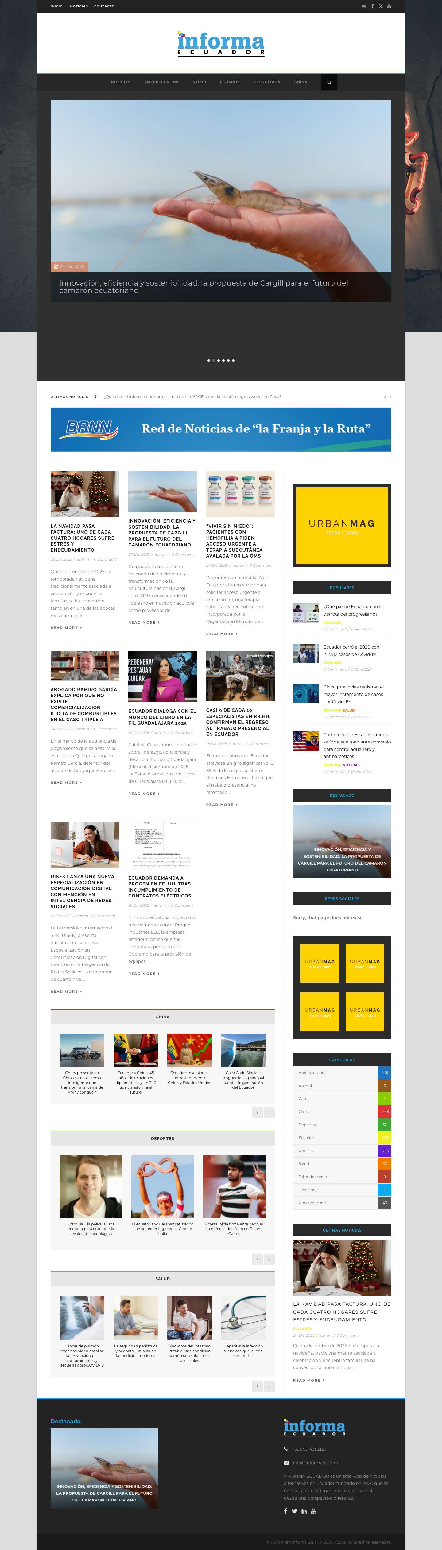 Inicio - Informa EC - Full Screenshot