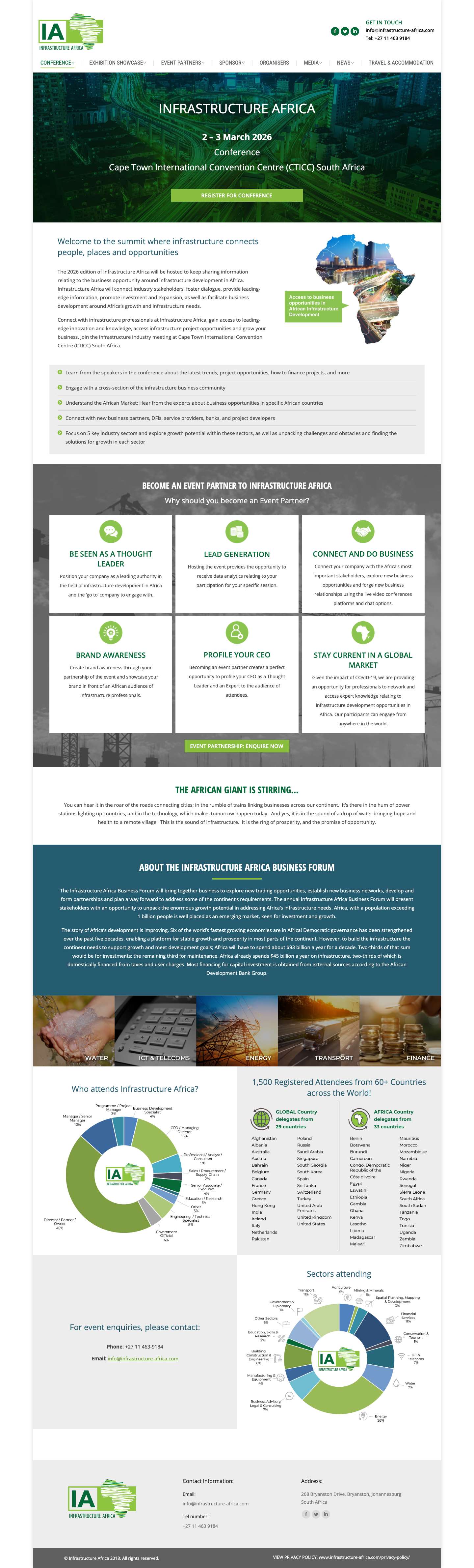 Physical Event - Infrastructure Africa - Full Screenshot