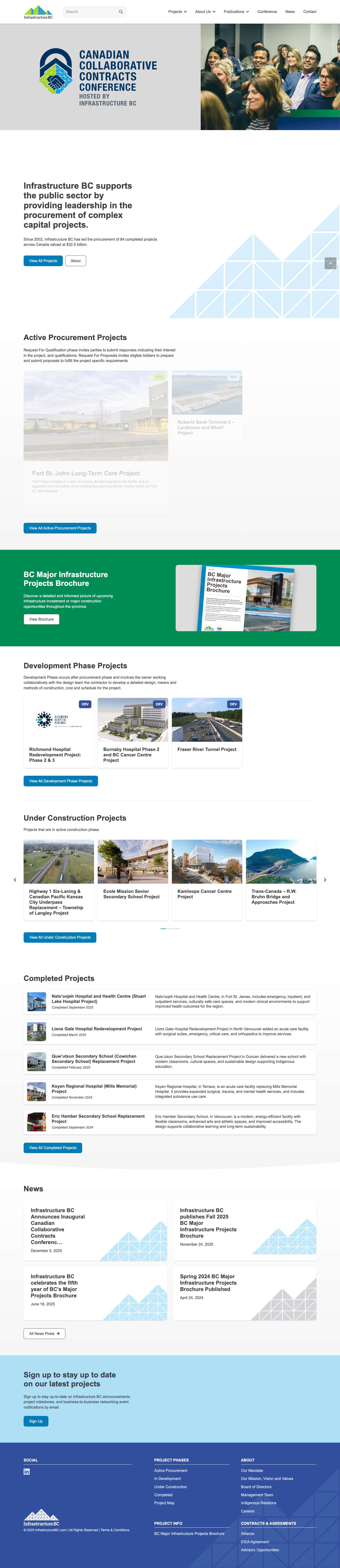 Infrastructure BC - Full Screenshot