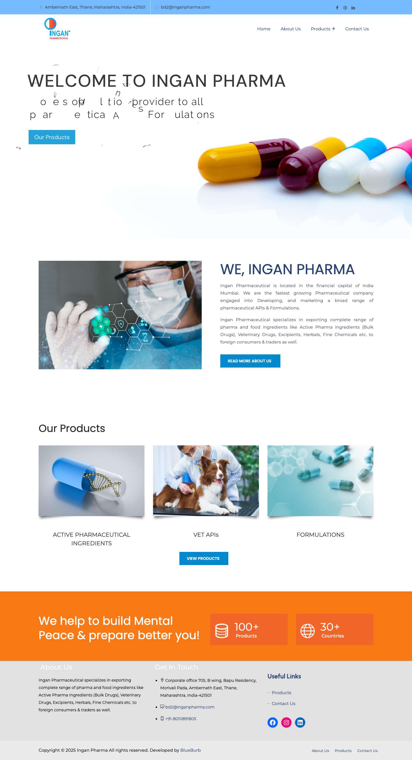 Ingan Pharma – Quality Care With Humanity - Full Screenshot