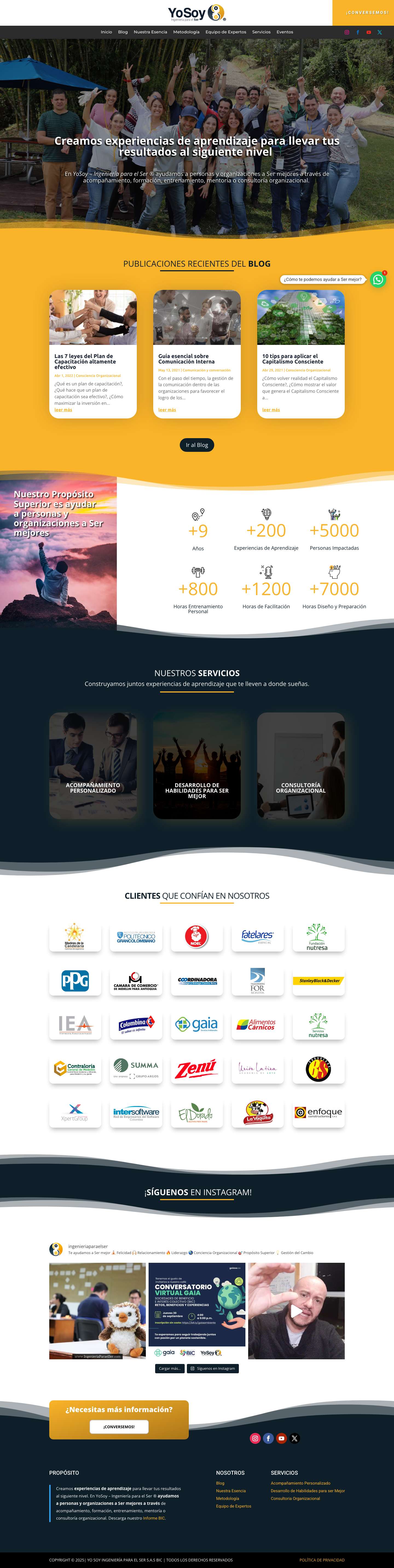 Experiencias de aprendizaje | YoSoy Ingeniería para el SerJoinchat - Full Screenshot