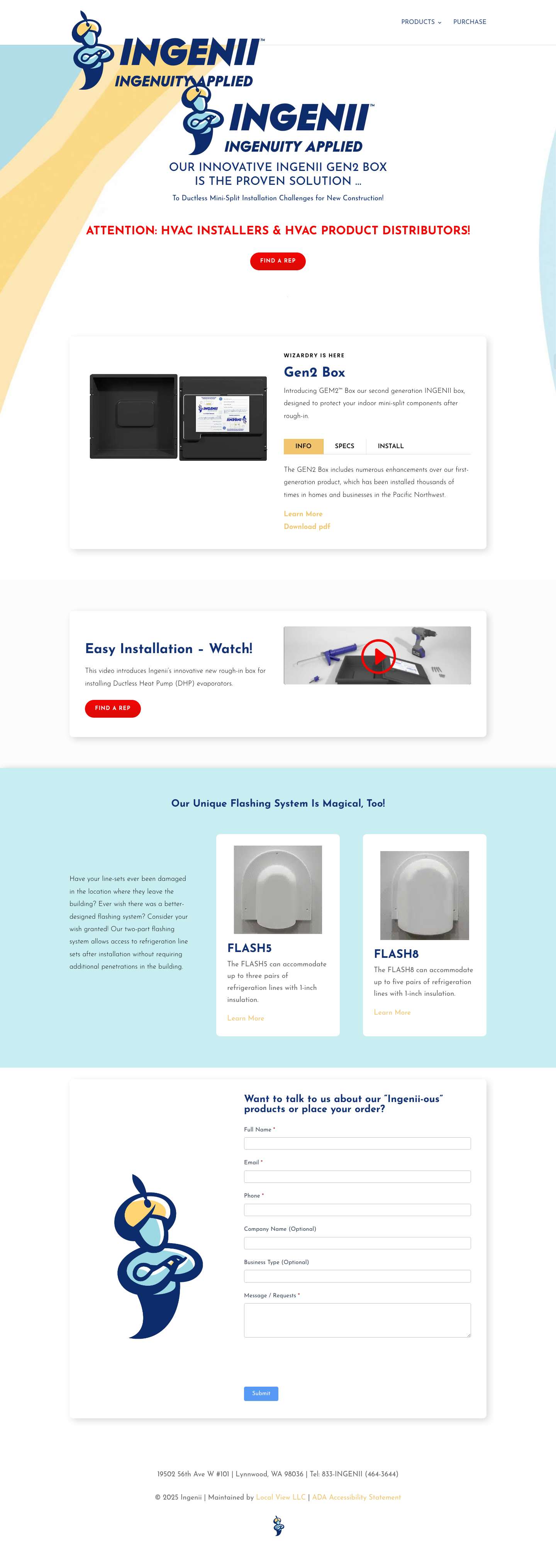 Home - Ingeniipro - Full Screenshot