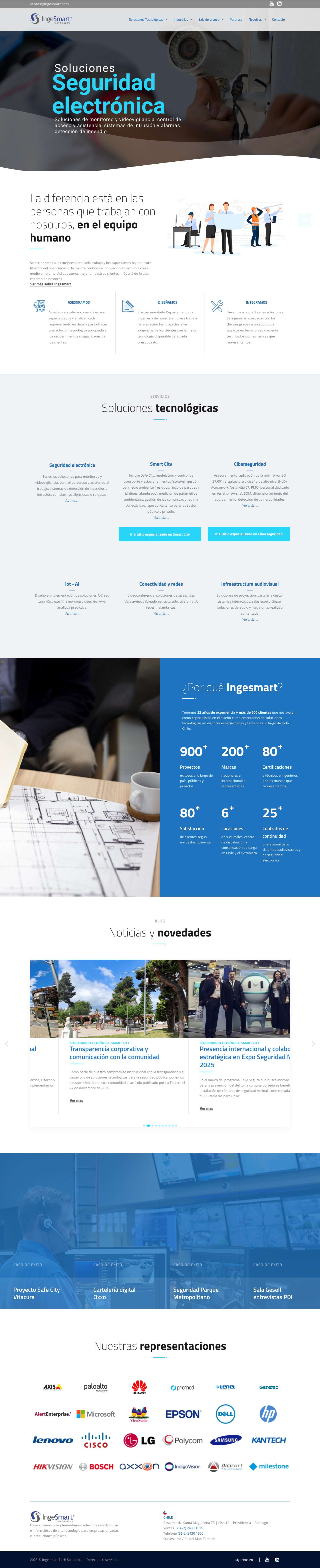 Ingesmart - Tech Solutions - Full Screenshot