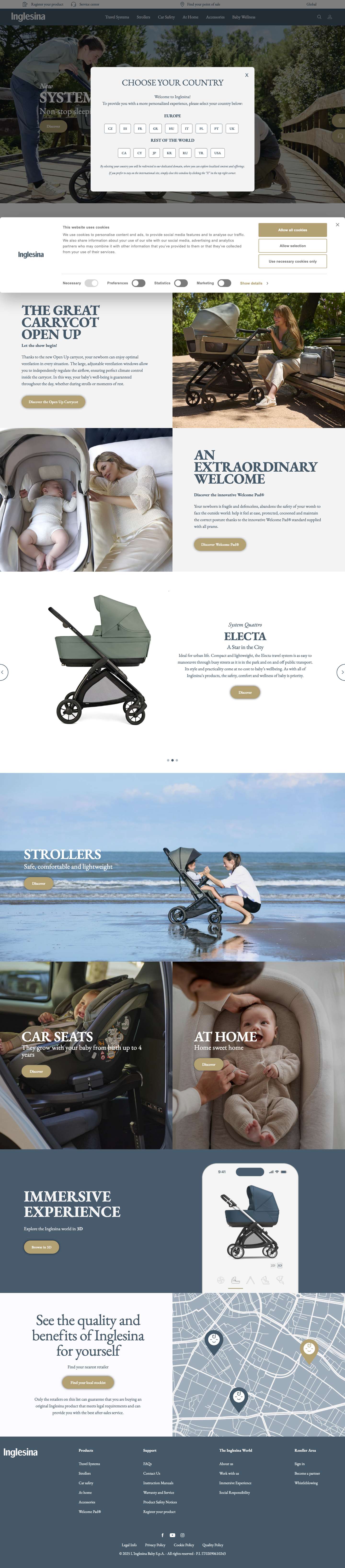 Inglesina | There is a Story Inside - Full Screenshot