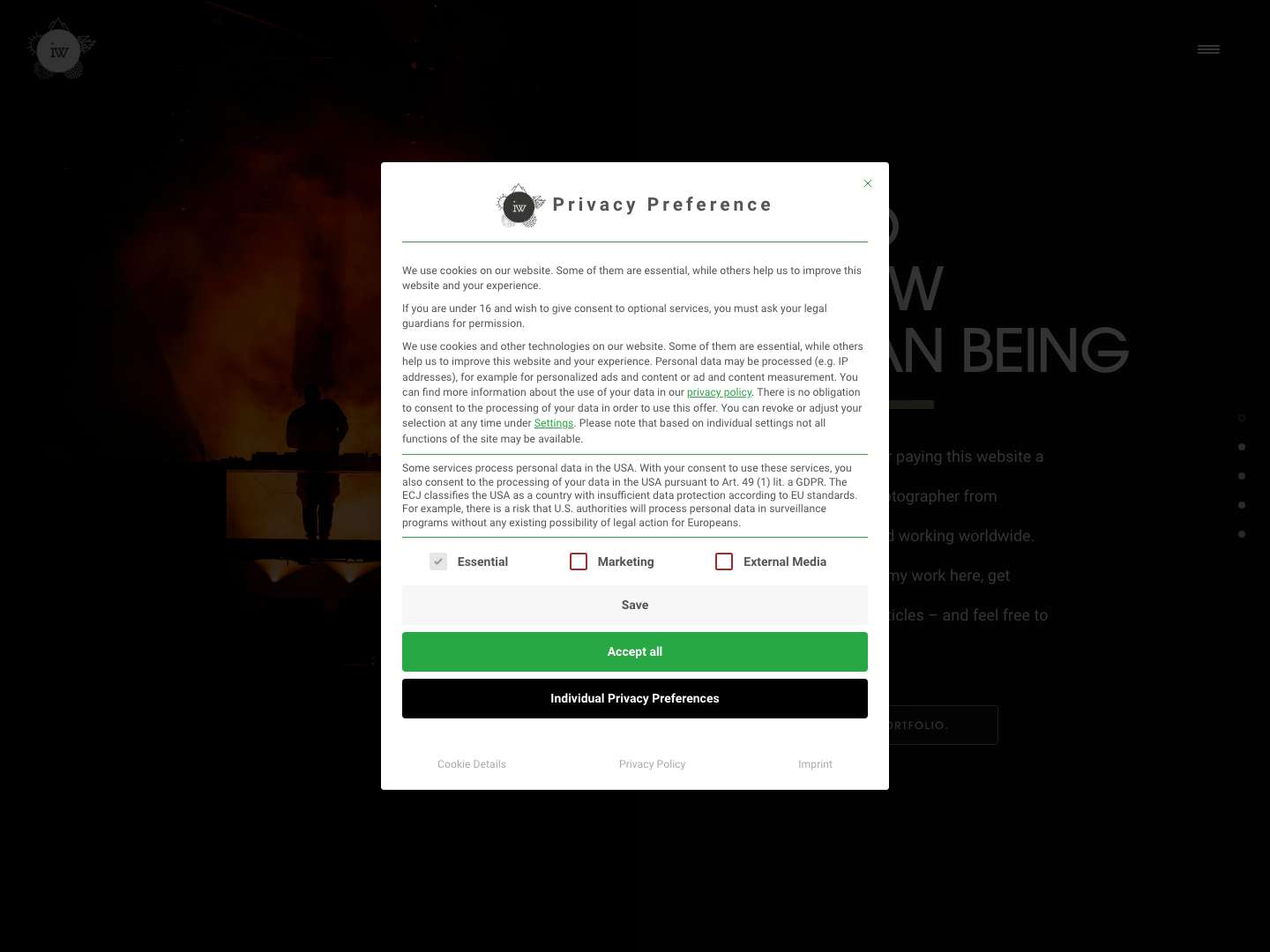 Ingmar Wein Photography – Photography around the world. - Full Screenshot