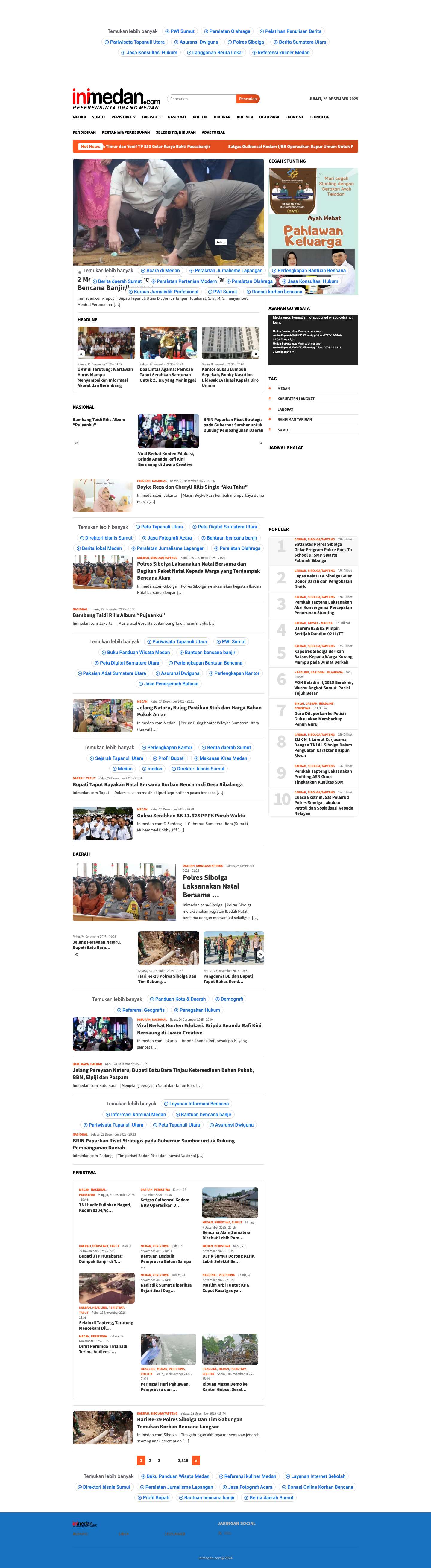 IniMedan.com - Referensi Orang Medan - Full Screenshot