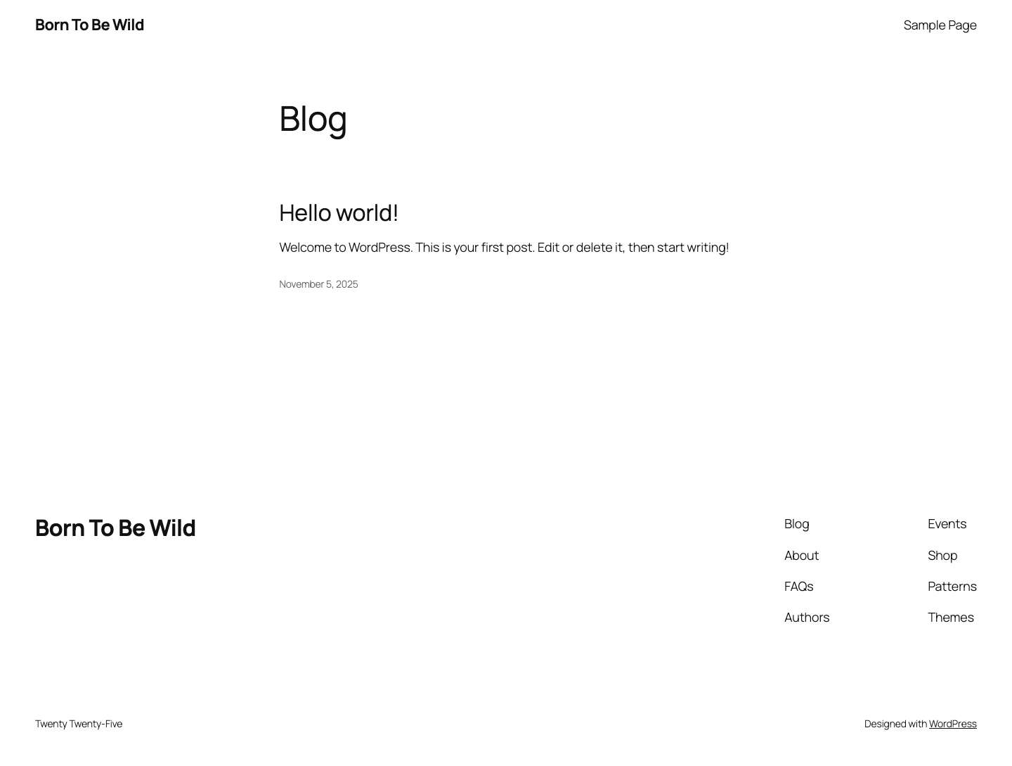 Born To Be Wild - Full Screenshot