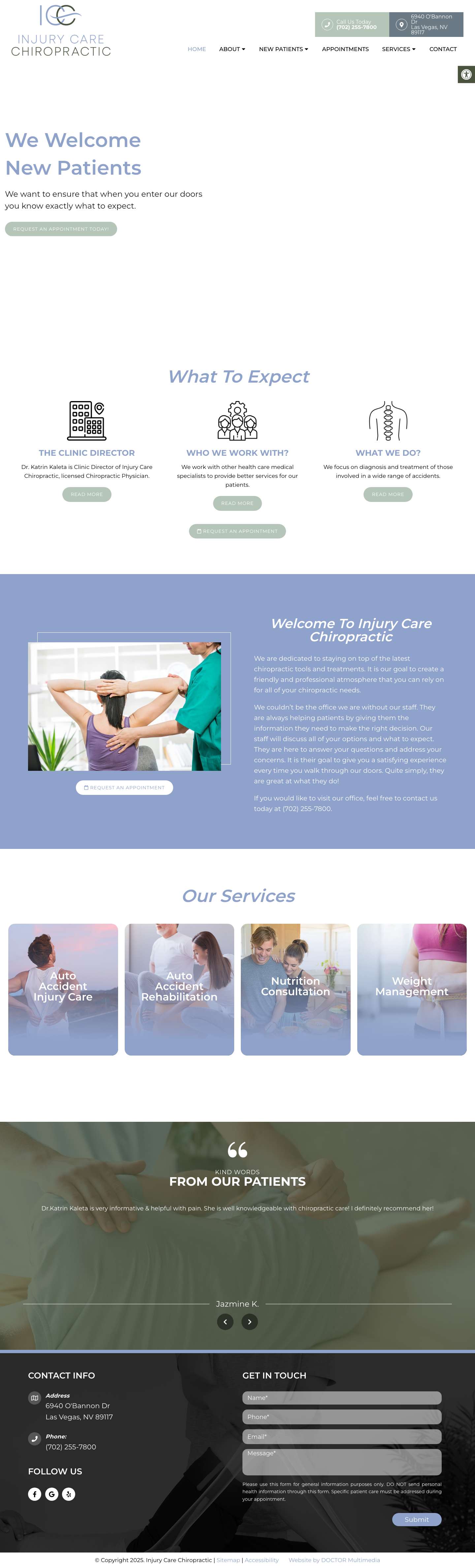 Accident Injury Care Chiropractor in Las Vegas, NV | Injury Care ChiropracticAccessibility ToolsIncrease TextDecrease TextGrayscaleHigh ContrastNegative ContrastLight BackgroundLinks UnderlineReadable FontReset - Full Screenshot