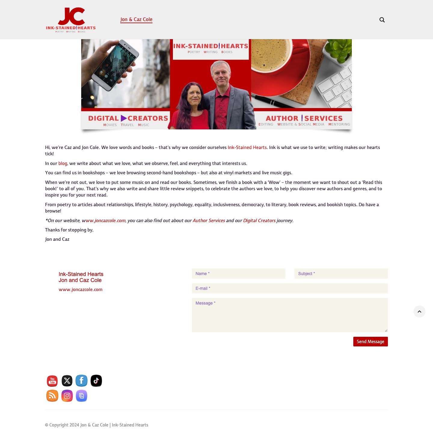 Jon & Caz Cole - Ink-Stained Hearts % - Full Screenshot