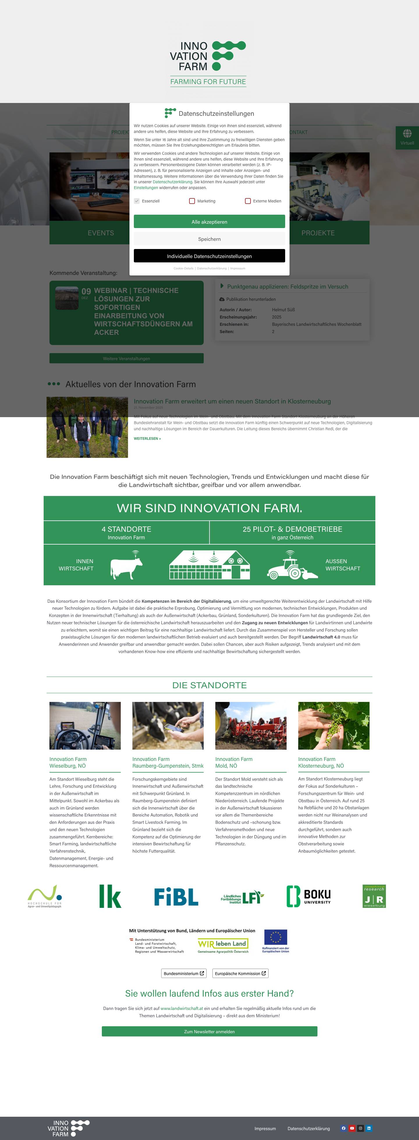 Innovation Farm - Technologien und Entwicklungen in der Landwirtschaft - Full Screenshot