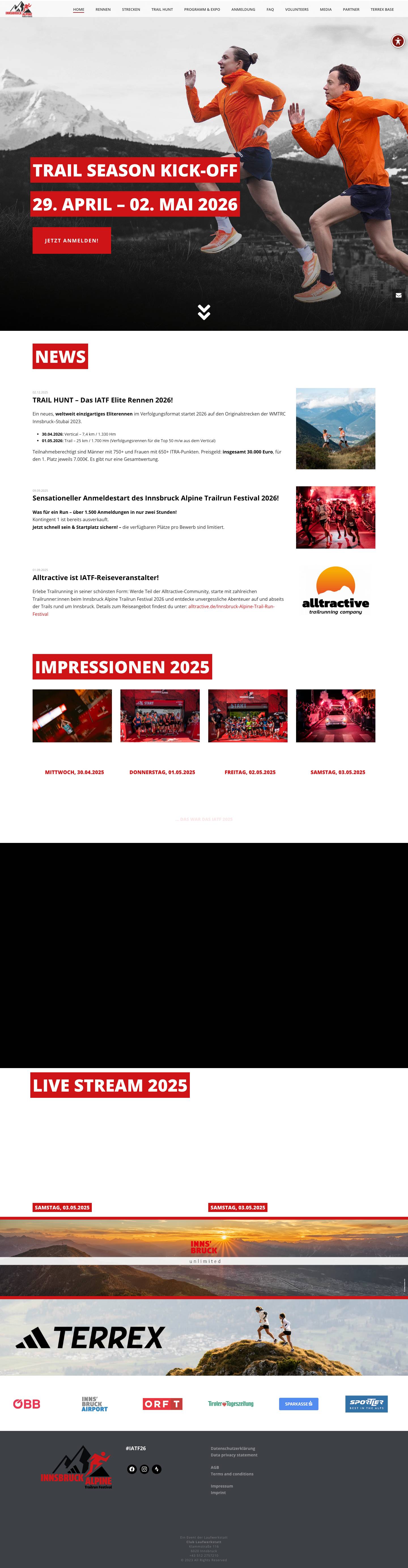 Innsbruck Alpine - Ein Event der Laufwerkstatt - Full Screenshot