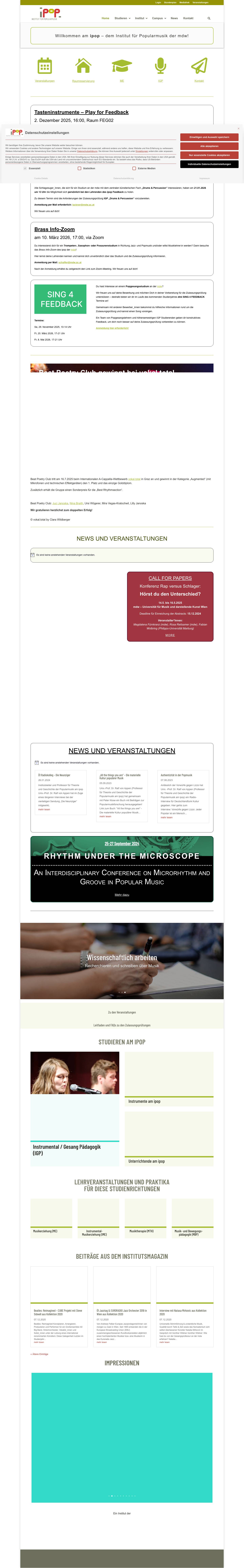 Home • ipop - Full Screenshot