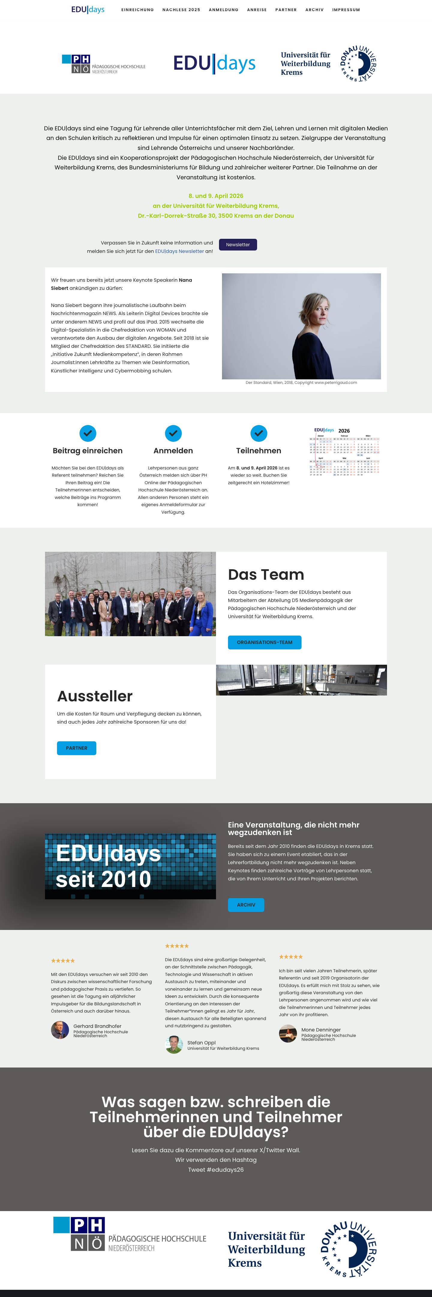 EDU|days – Tagung für Lehrende - Full Screenshot
