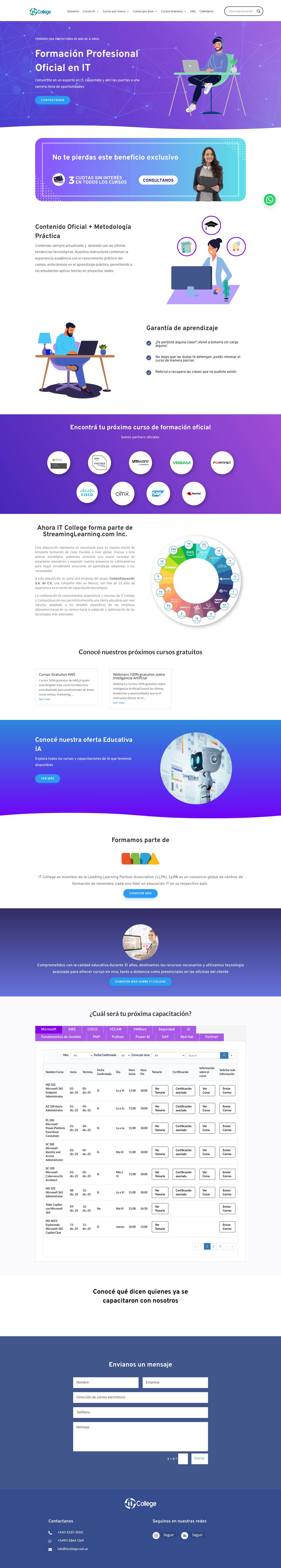 Home - It CollegeWhatsApp - Full Screenshot