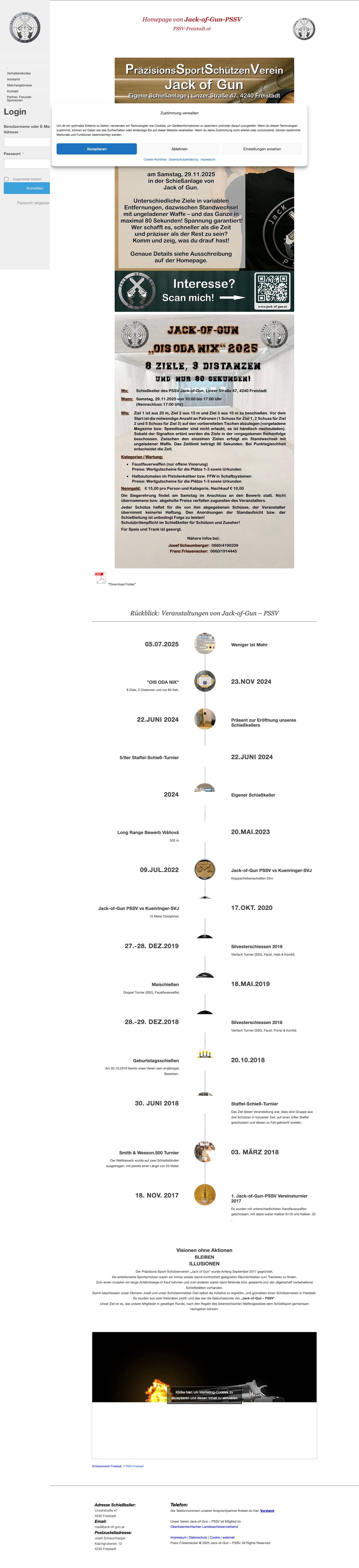 Startseite - Jack-of-Gun - PSSVNach oben scrollen - Full Screenshot