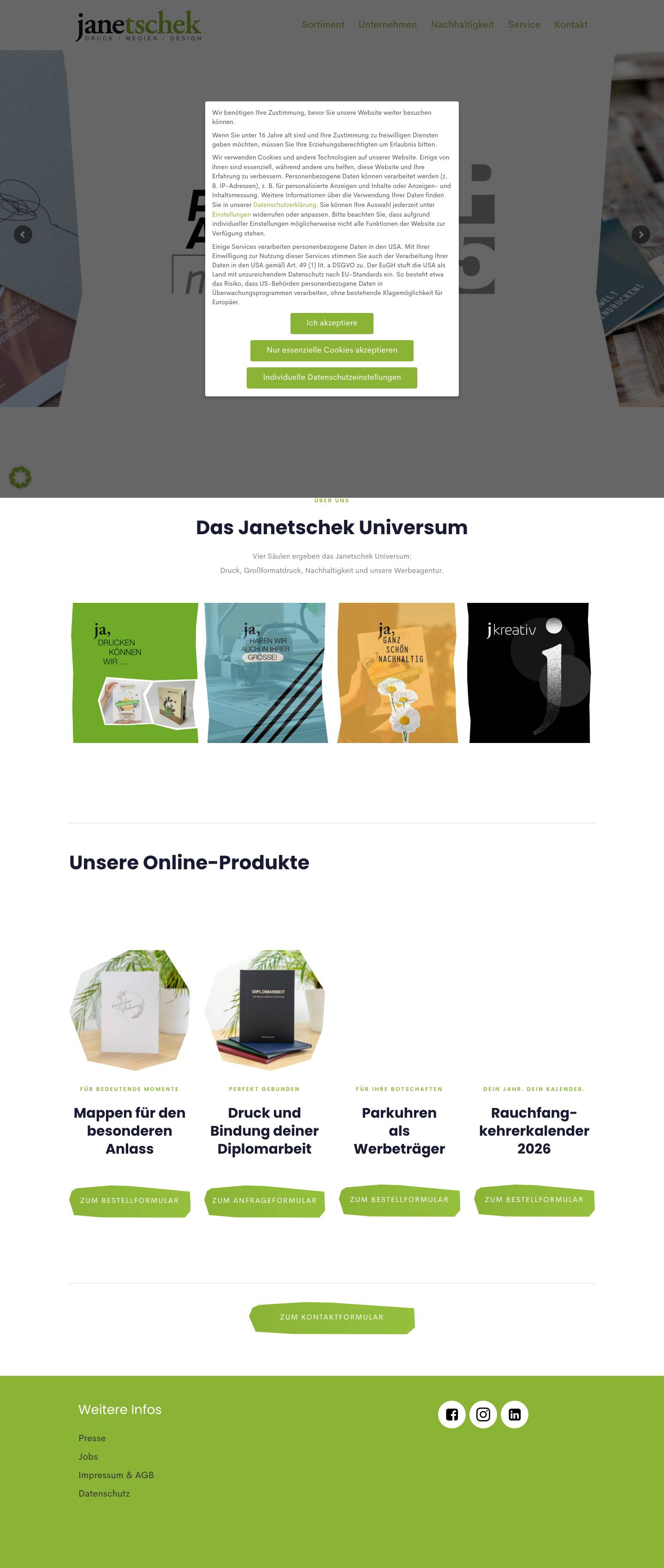 Janetschek | Universum - Full Screenshot
