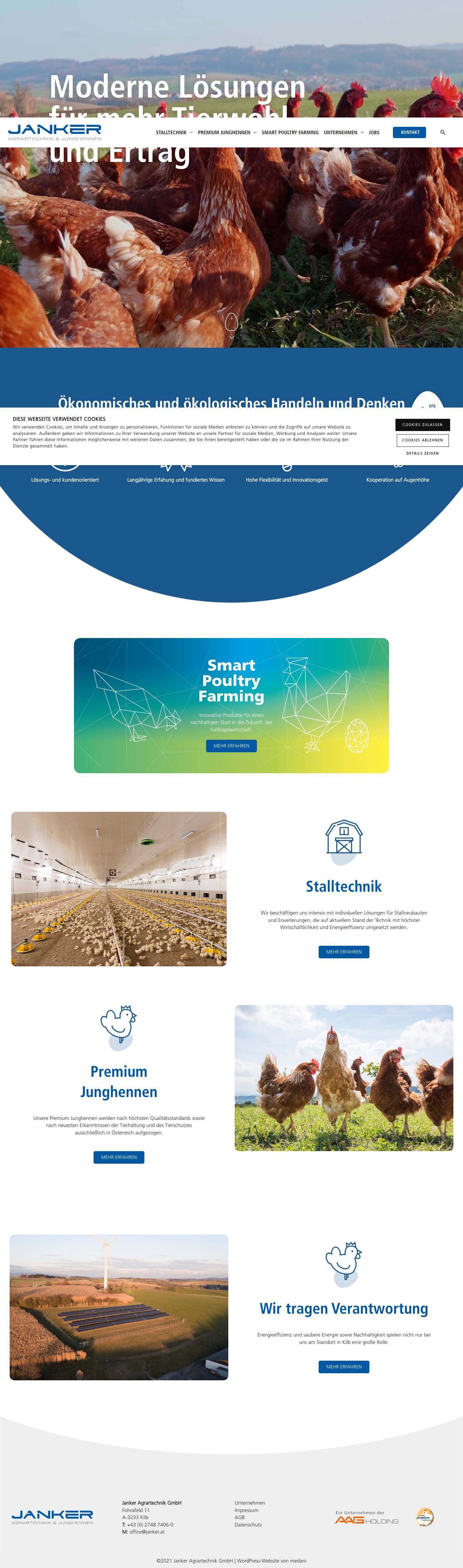 Janker Agrartechnik & Junghennen - Full Screenshot