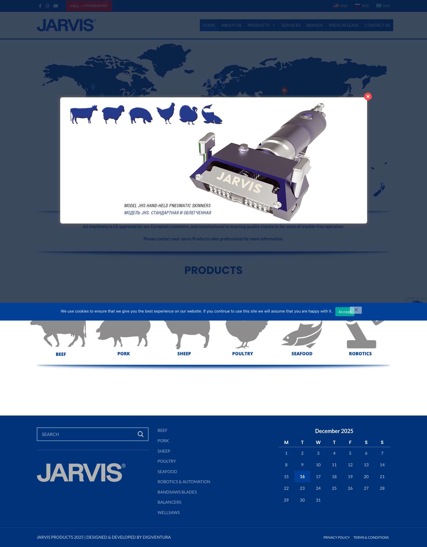JARVIS EURASIA - Jarvis Products - Full Screenshot