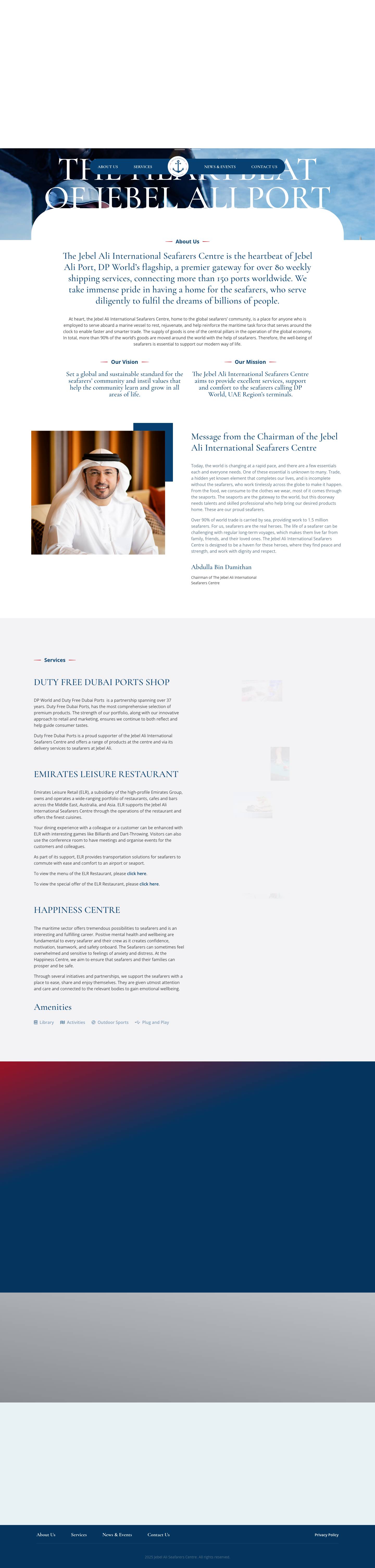 Jebel Ali International Sefarers Centre, Dubai, UAE - Full Screenshot