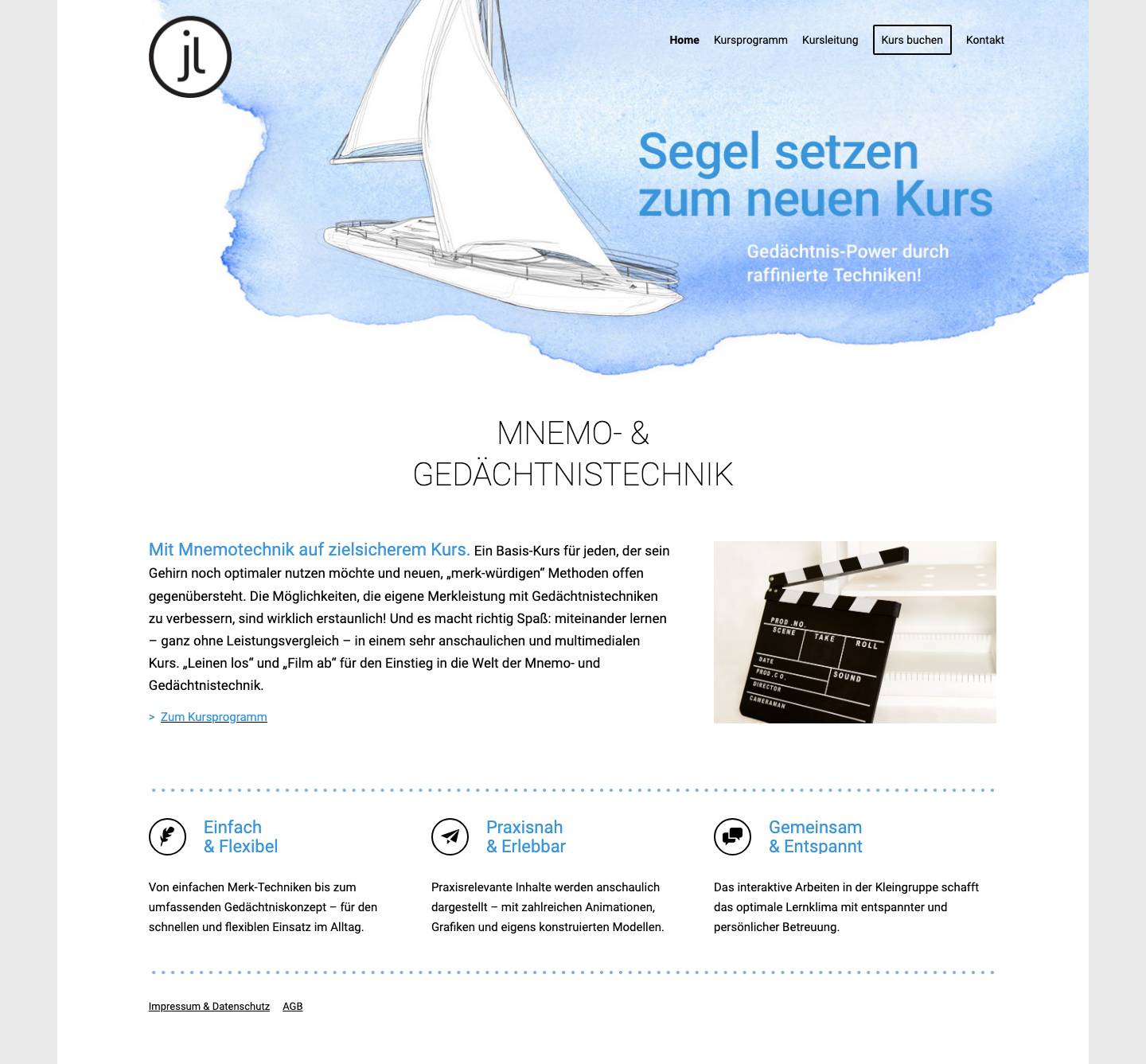 Johannes Leitner – Mnemo- & Gedächtnistechniken - Full Screenshot