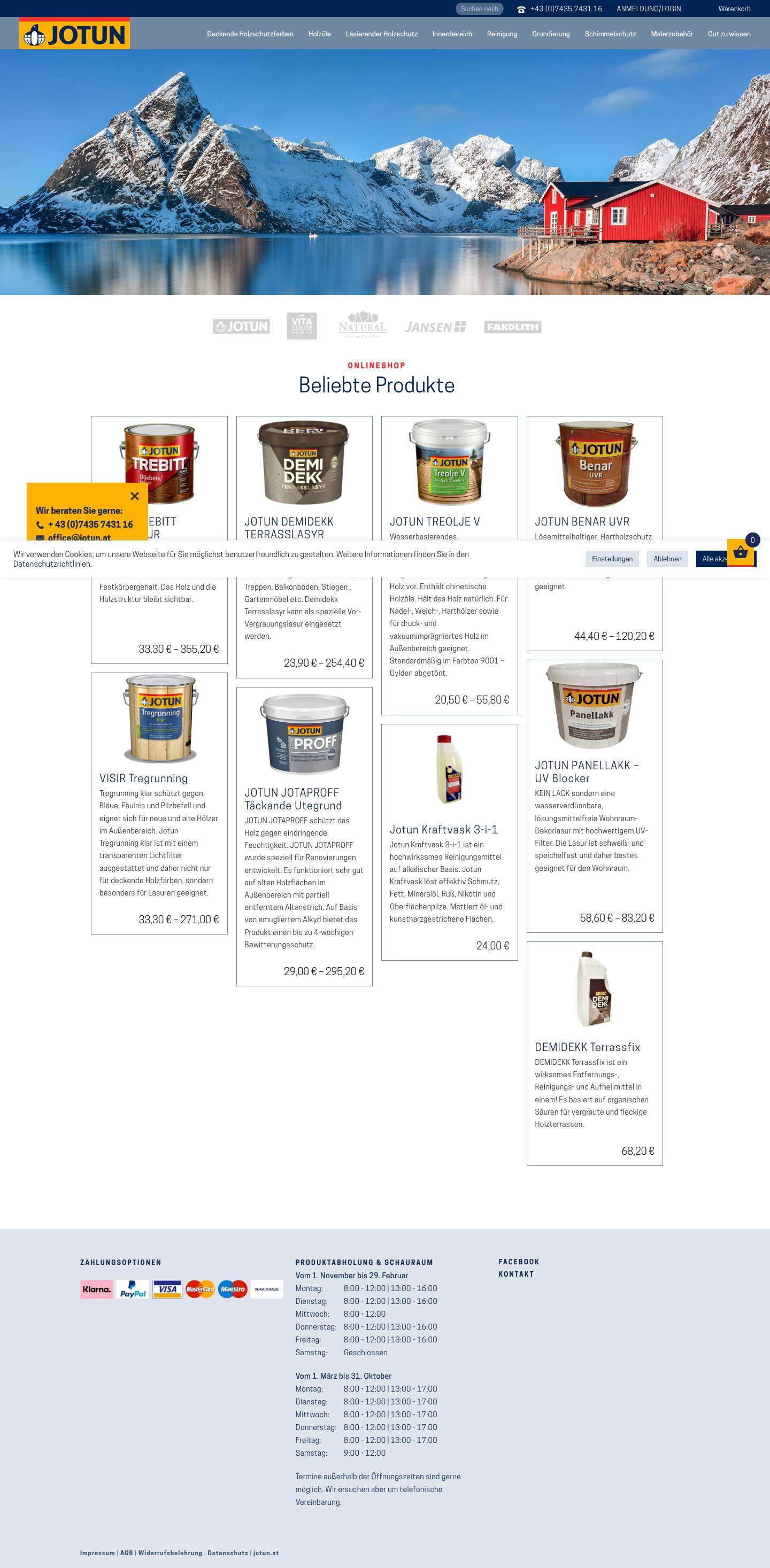 Home - Jotun - Onlineshop - Full Screenshot