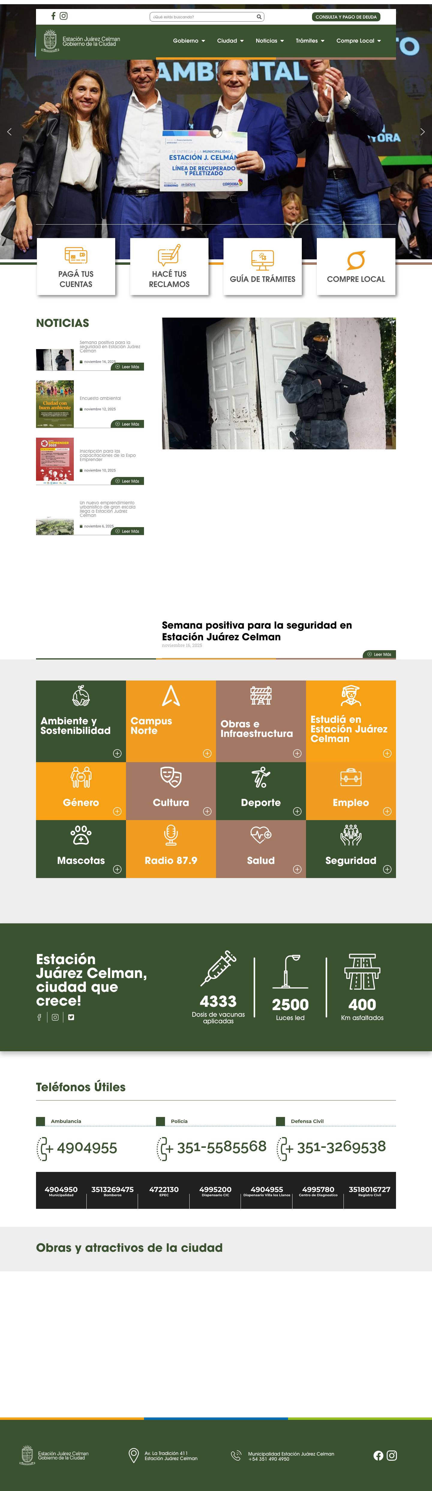 Municipalidad de Estación Juárez Celman – Gobierno de la CiudadSin título-1235Sin título-16789101112 - Full Screenshot