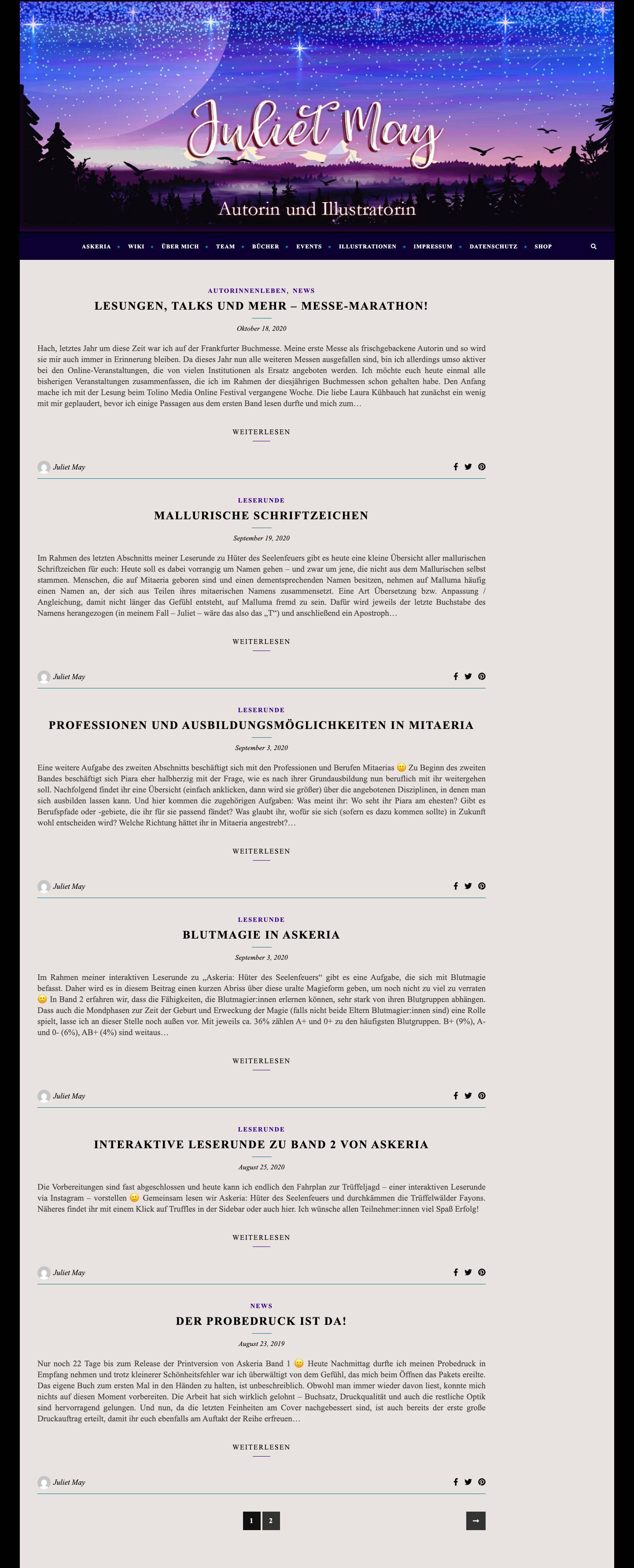 Juliet May - - Full Screenshot