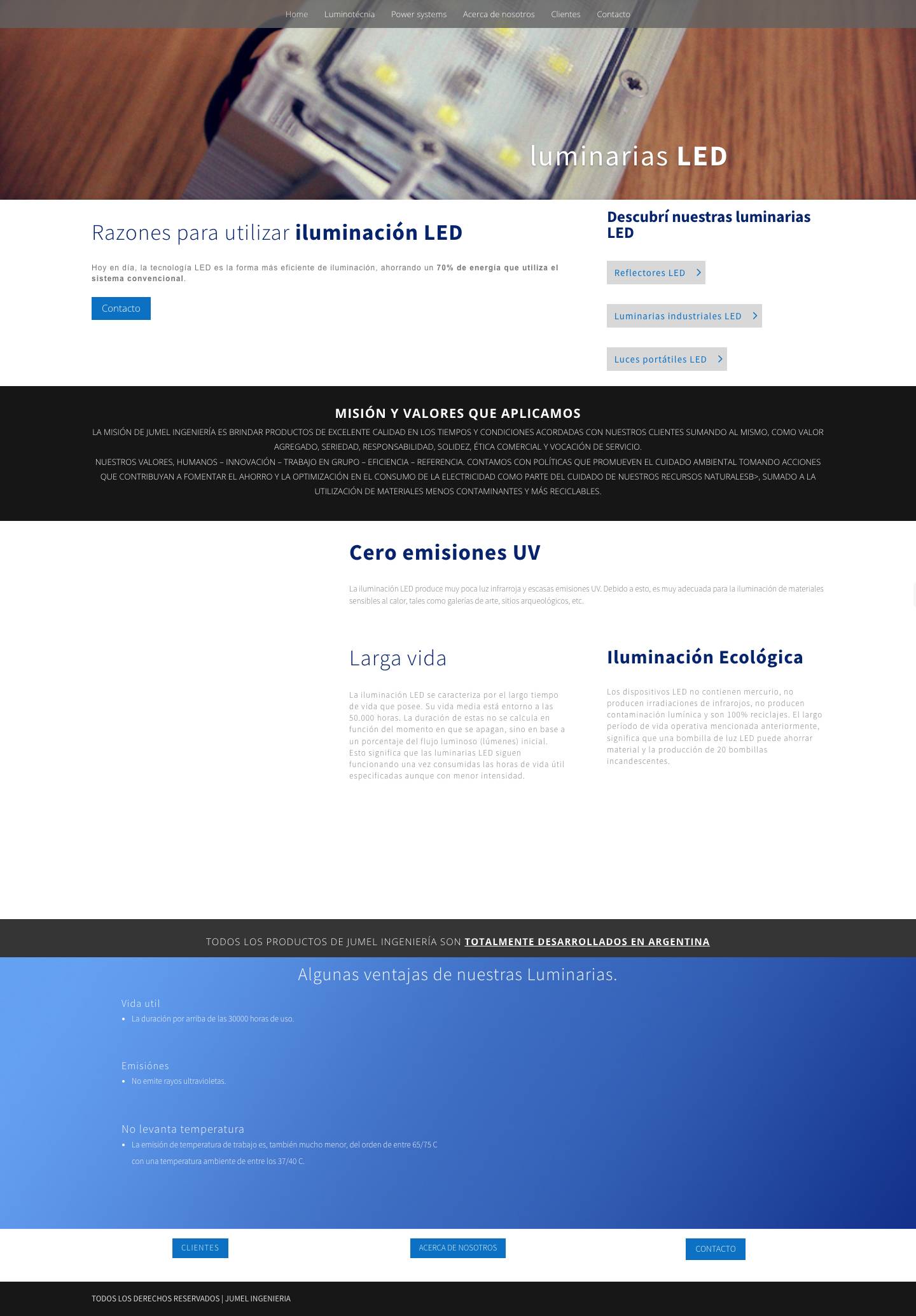 JUMEL | ingeniería - Full Screenshot