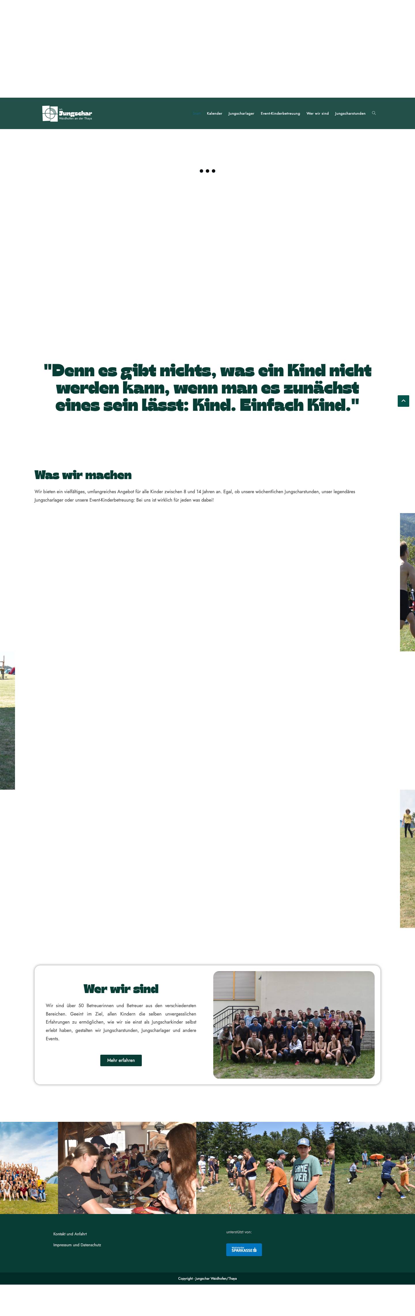 Jungschar Waidhofen/Thaya - Full Screenshot