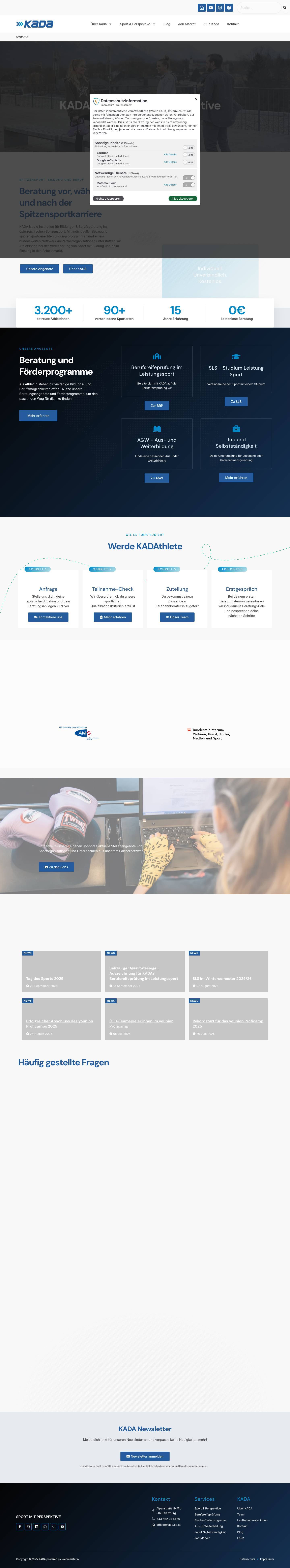 Home | KADA - Full Screenshot