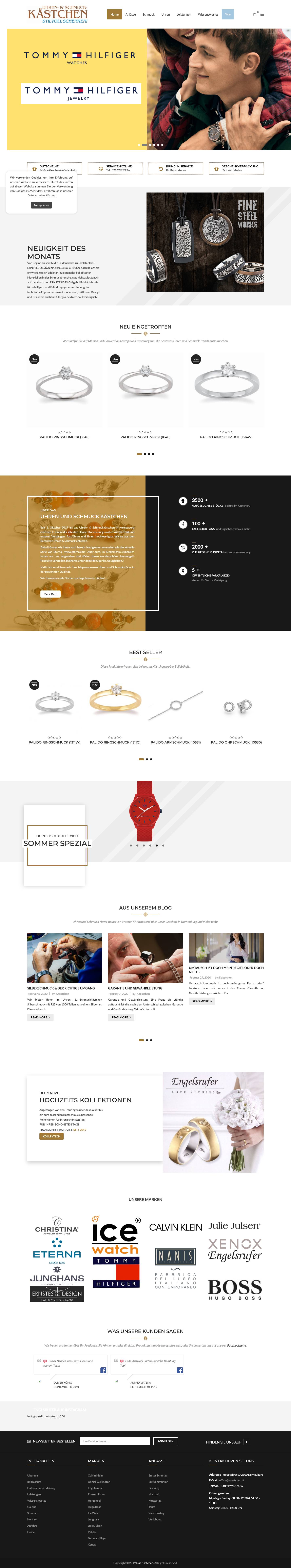 Home - Das Kästchen - Full Screenshot