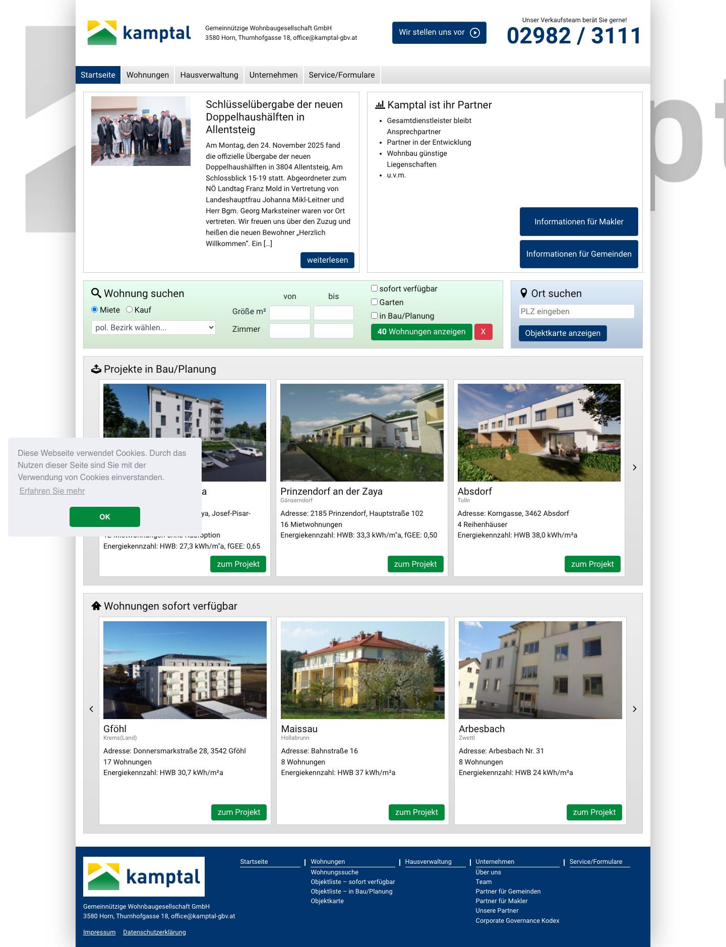 Kamptal GBV - Full Screenshot