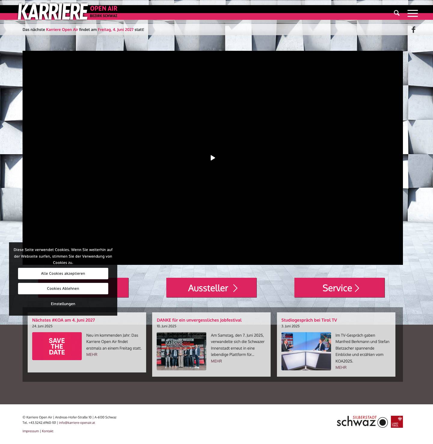 Tirols größtes Jobfestival unter freiem Himmel!Click to open the search input fieldNach oben scrollen - Full Screenshot