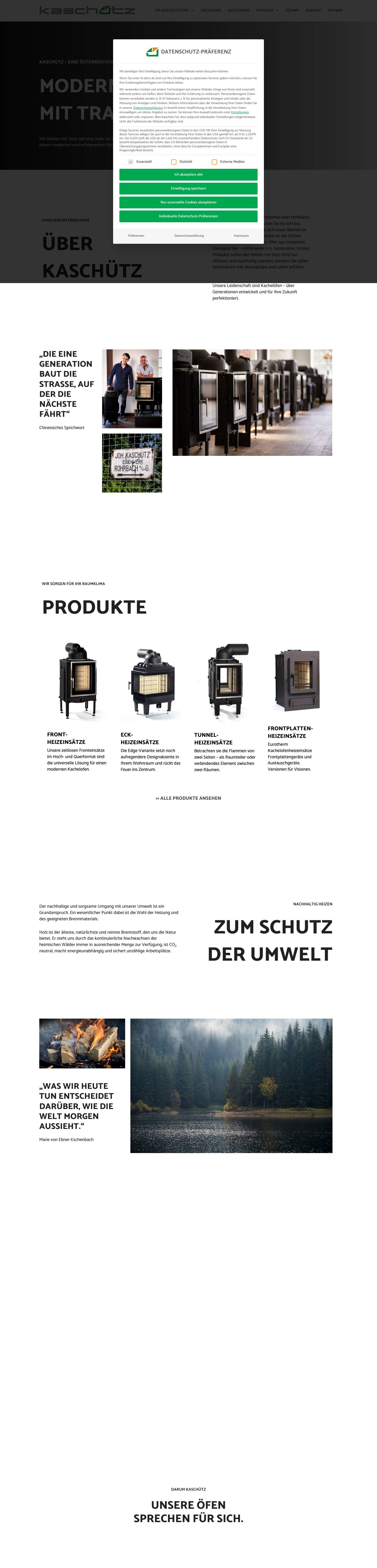 Home - Modernes Heizen mit Tradition - Full Screenshot