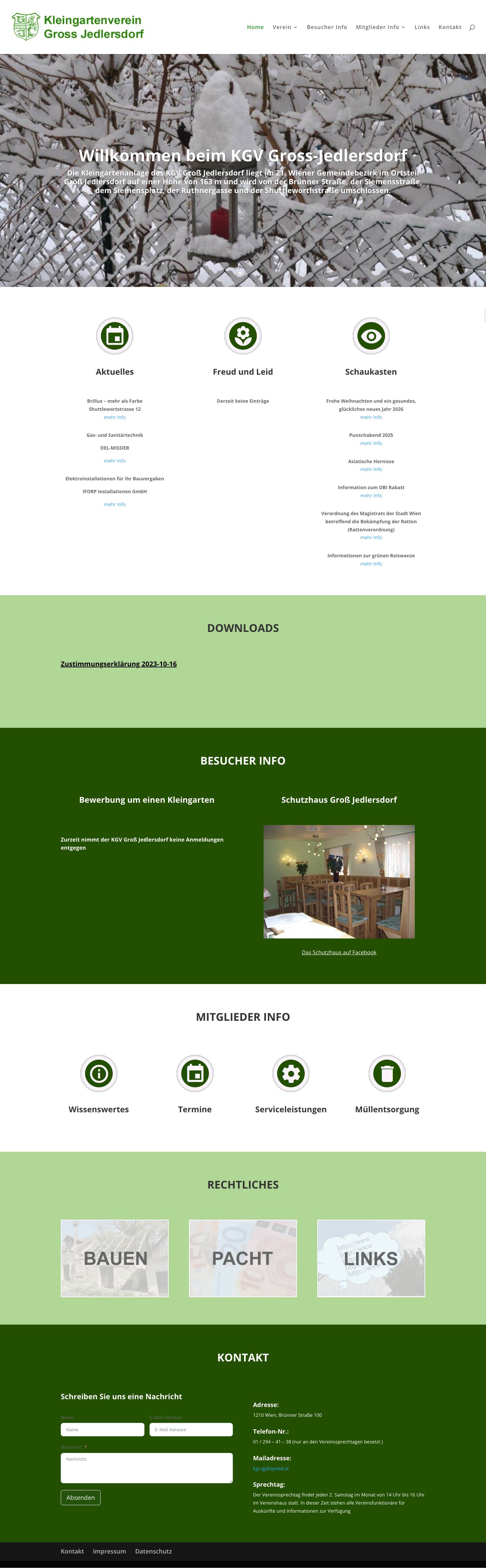 KGV Grossjedlersdorf | - Full Screenshot