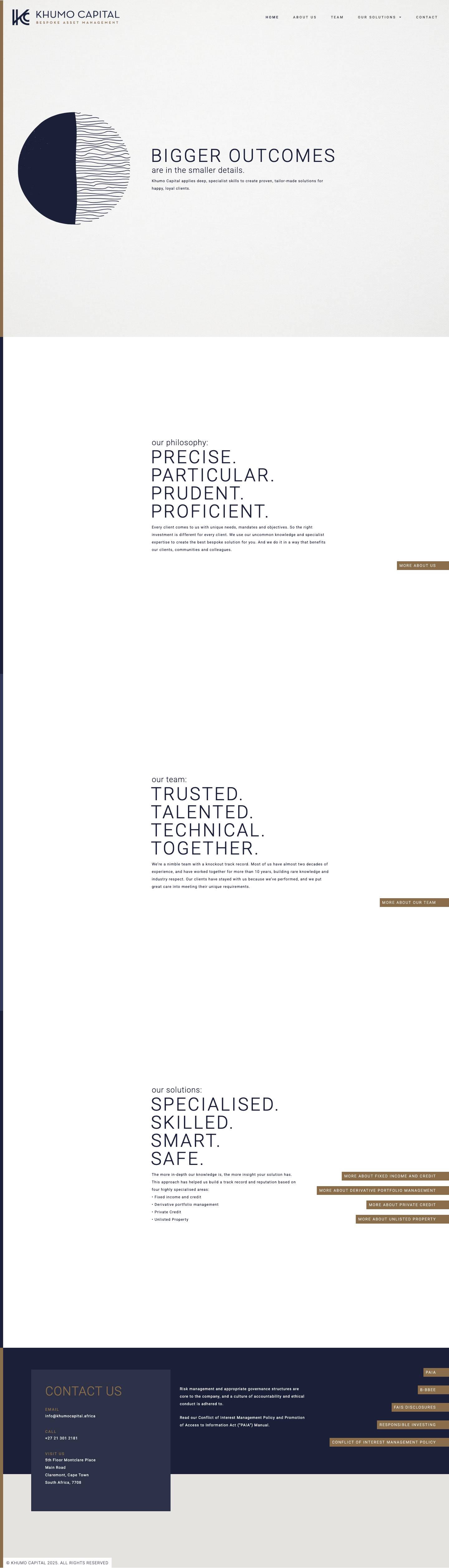 Khumo Capital • Khumo Capital - Full Screenshot