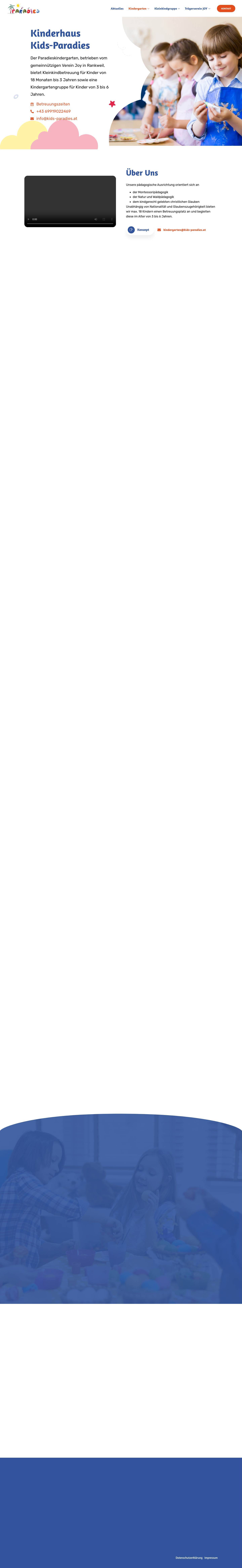 Kids-Paradies | Kinderhaus in Rankweil - Full Screenshot