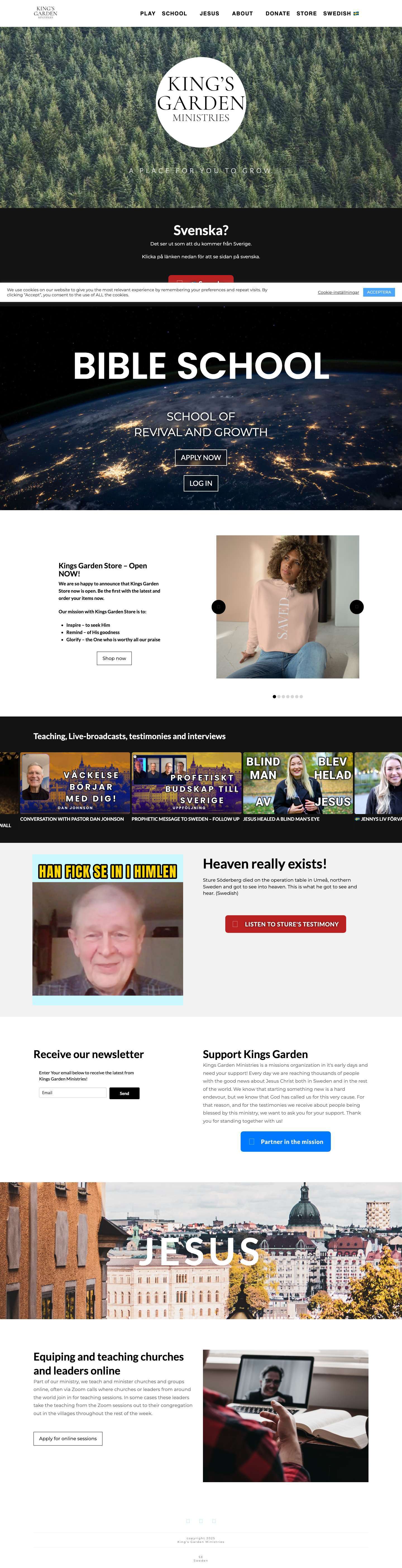 Kings Garden Ministries - King's Garden Ministries - Full Screenshot