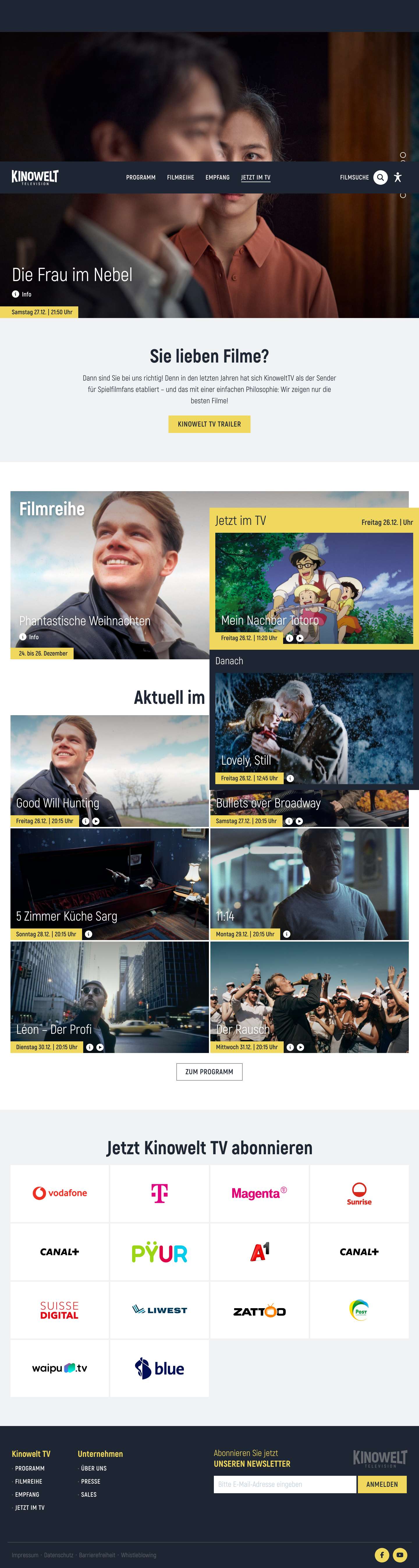 Kinowelt TV | Kino zuhause - Full Screenshot