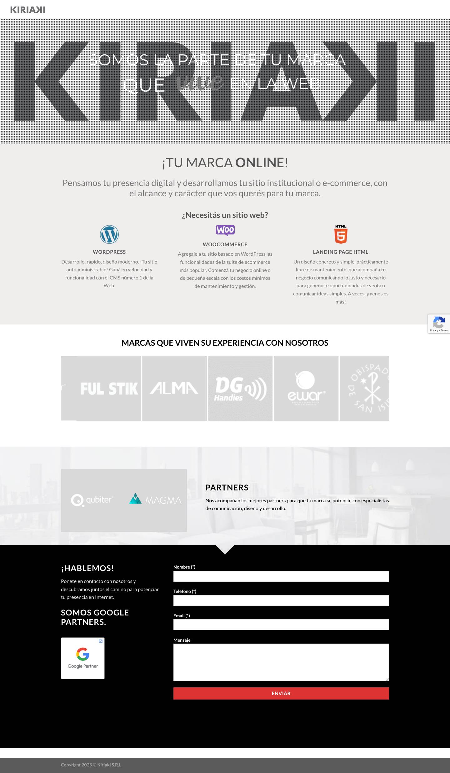 Kiriaki | Proyectos Digitales - Full Screenshot