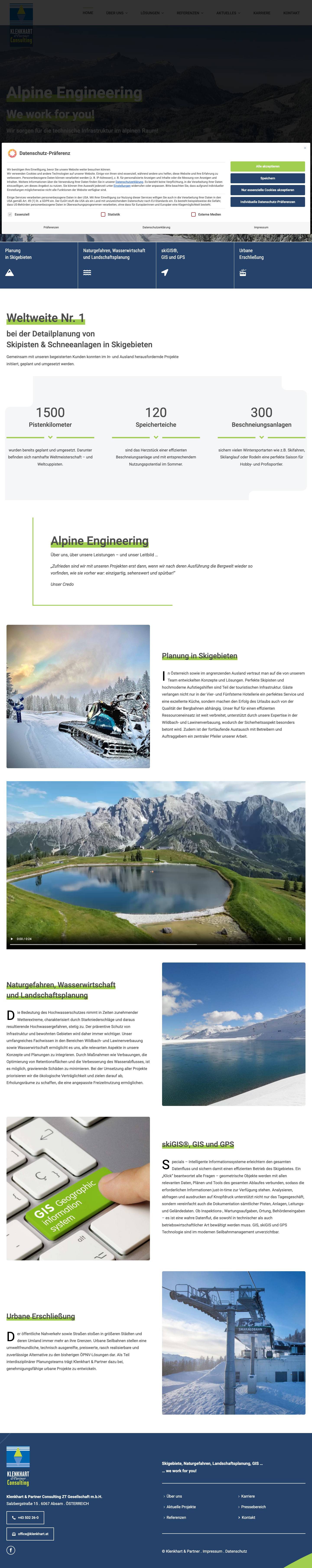Klenkhart & Partner Consulting: Alpine Engineering - Full Screenshot