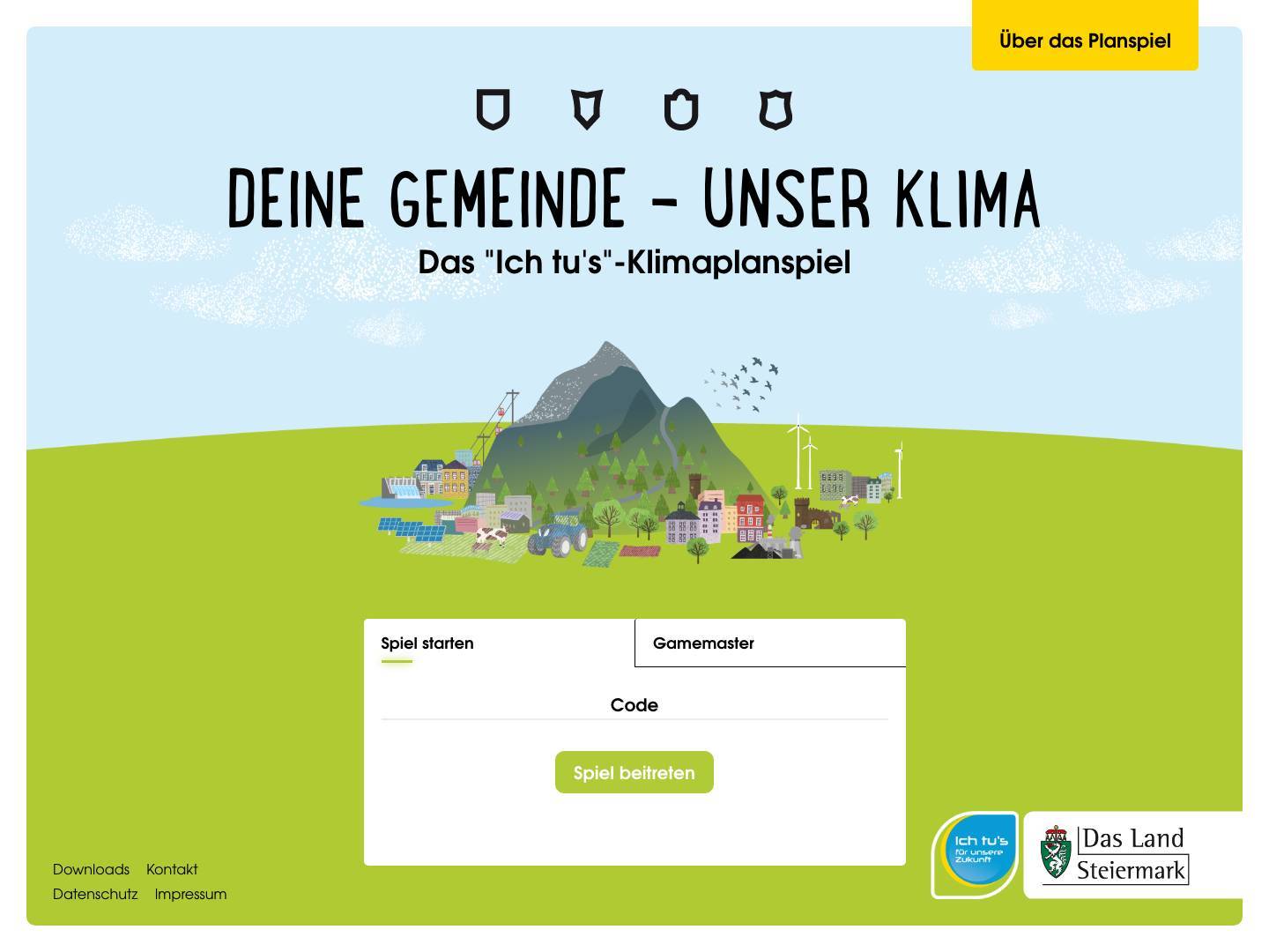 Deine Gemeinde – unser Klima - Full Screenshot