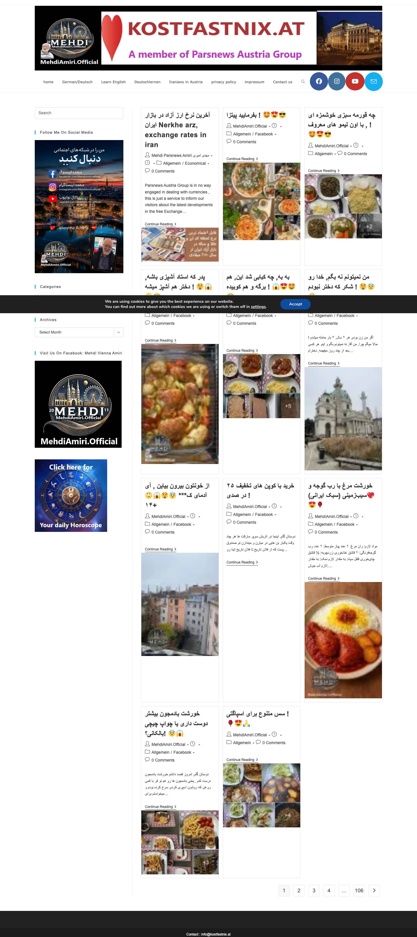 kostfastnix - A member of Parsnews Austria GroupHoroscope Generator - Full Screenshot