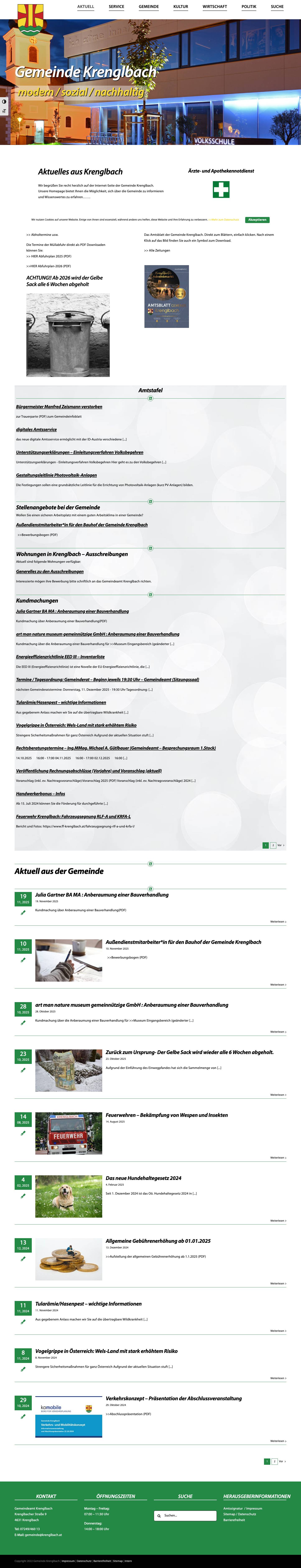 Gemeinde Krenglbach - Gemeinde Krenglbach - Full Screenshot