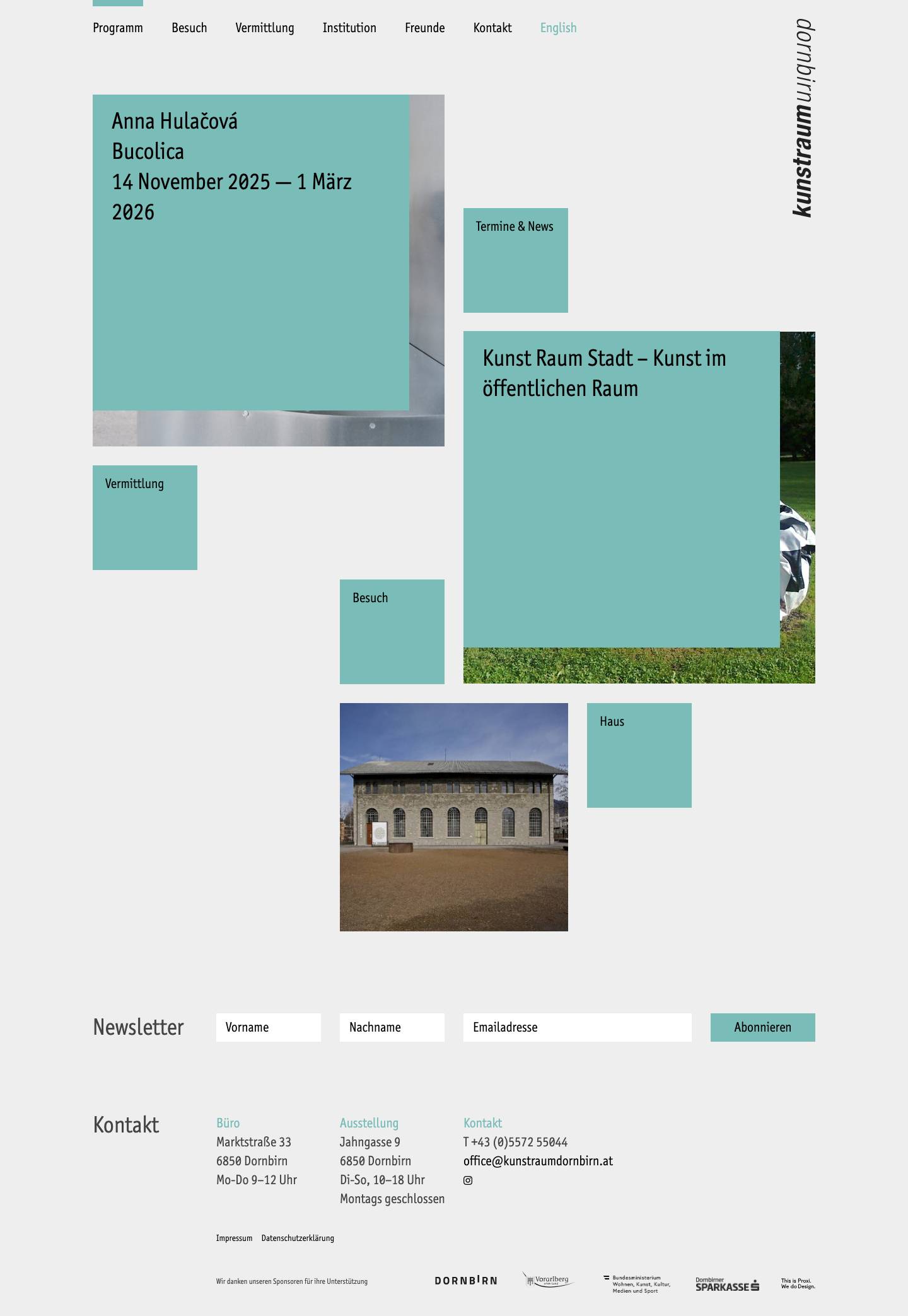 Kunstraum Dornbirn - Full Screenshot
