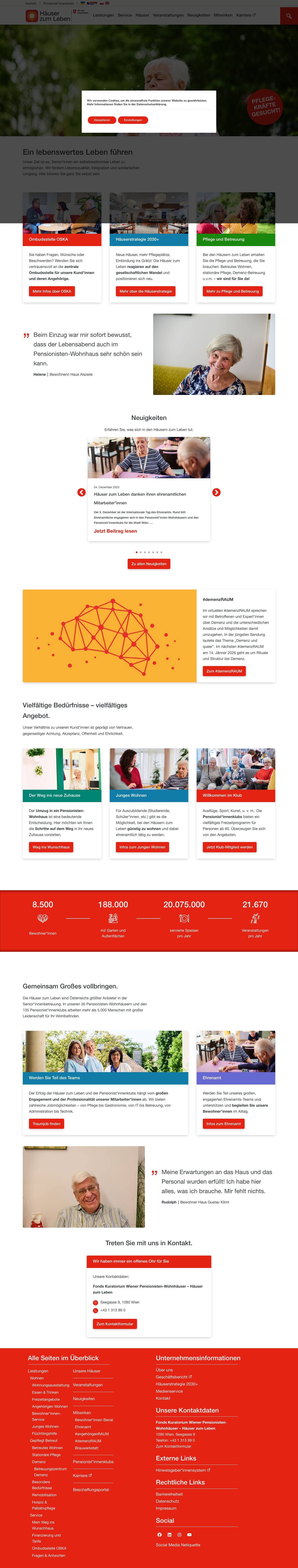 Häuser zum Leben - Full Screenshot