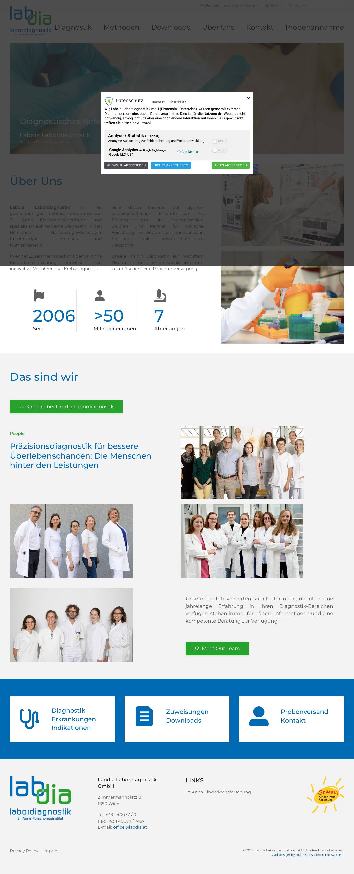 Labdia Labordiagnostik GmbH - Full Screenshot