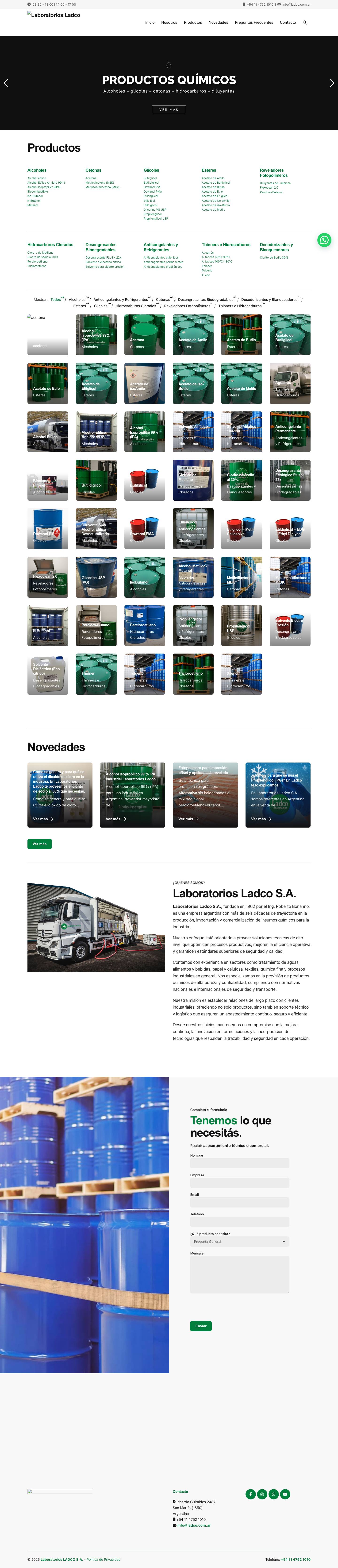 Laboratorios LadcoJoinchat - Full Screenshot