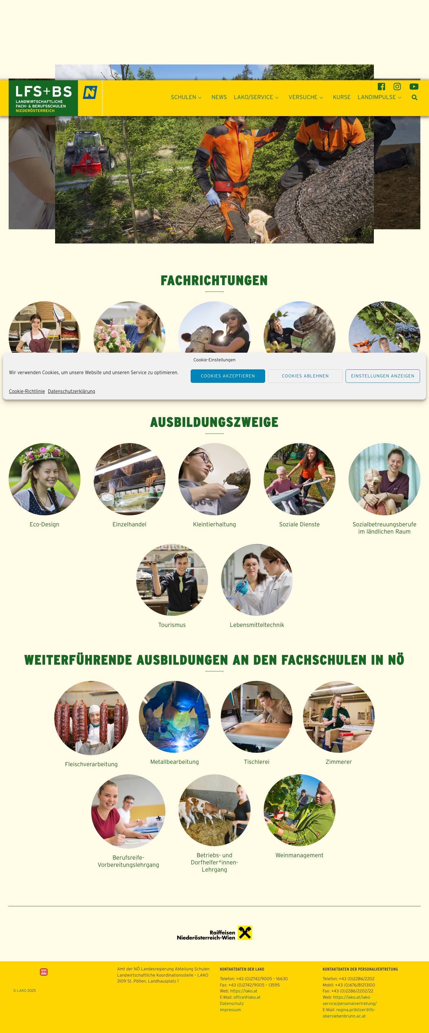 Startseite | LAKO - Full Screenshot